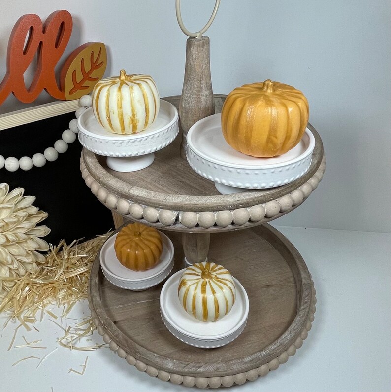 Pumpkin Spice Cocoa Bomb Pumpkins - Gorgeous Hand Painted Ghirardelli Hot Chocolate Bombs w/ Rich & Creamy Chocolate Ganache - BEST on ETSY! image 3