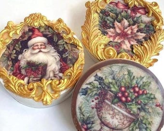 Gourmet Ghirardelli Chocolate Covered Oreos: Hand-Painted Christmas Treats