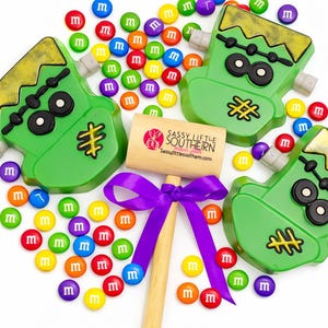 Chocolate Breakable Halloween Frankenstein filled w/ candy. Smash open w/ included wooden mallet | Ghirardelli | BESTSELLER