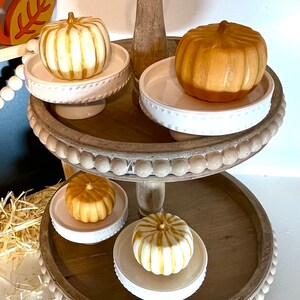 Pumpkin Spice Cocoa Bomb Pumpkins - Gorgeous Hand Painted Ghirardelli Hot Chocolate Bombs w/ Rich & Creamy Chocolate Ganache - BEST on ETSY! image 4