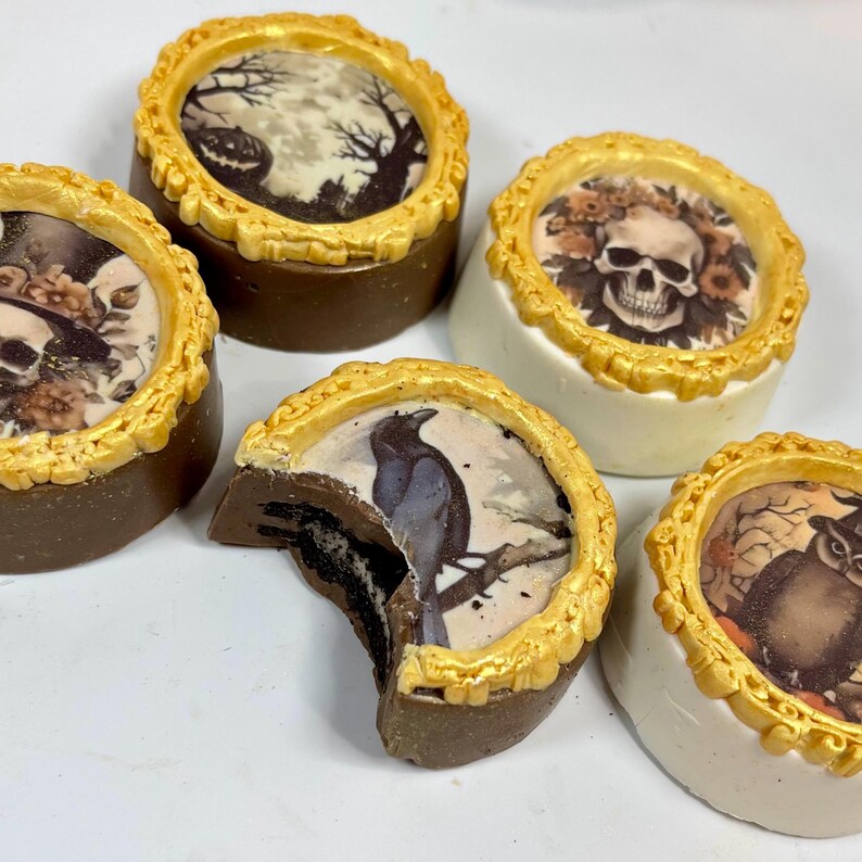 Chocolate Covered Oreos Halloween Triple Handdipped in Gourmet