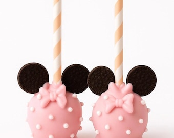 Minnie  Birthday Treats: Cookies, Cake Pops, Pretzels, Rice Krispy Pops, Chocolate Covered Oreos