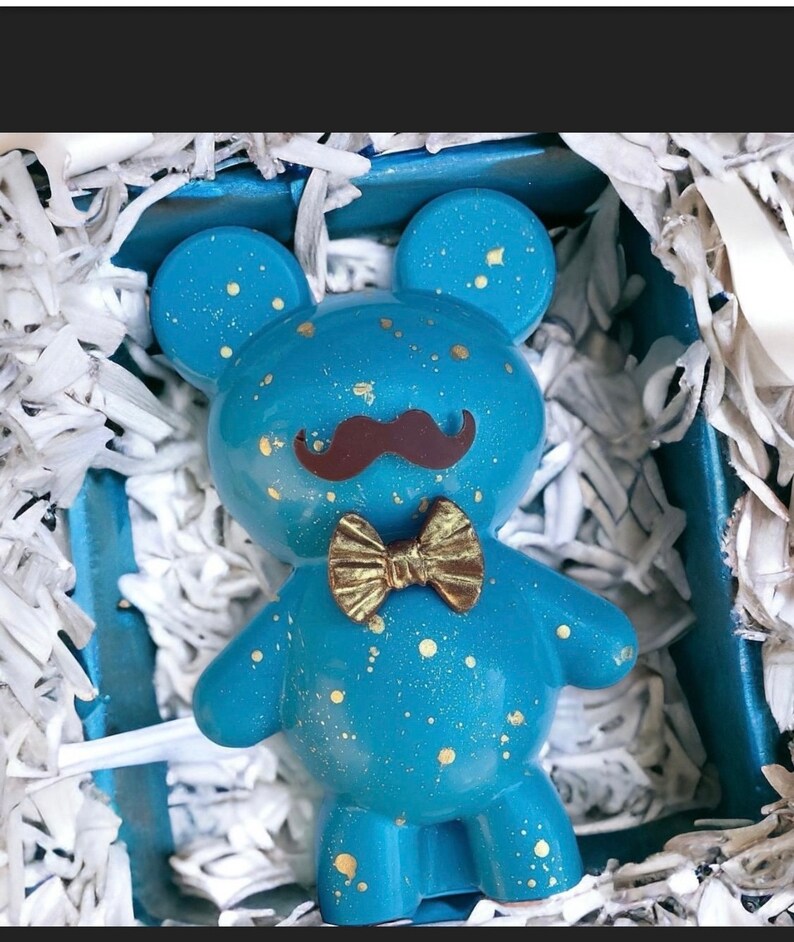 Birthday Breakable Chocolate BEAR ~ HUGE gourmet Ghirardelli Bear overflowing with your choice of Candy. Bestseller !! Smash w/ hammer. image 4