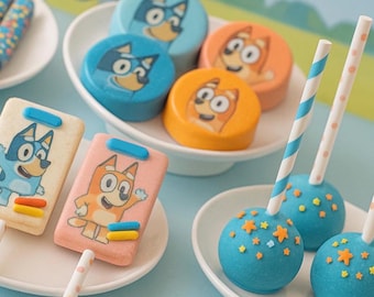 Bluey Birthday Decorations, Party Decorations, Party Supplies, Balloons, Banner, Backdrop, Tablecloth, Cake Decoration, Cupcake Toppers