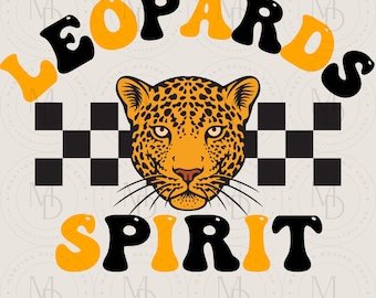 Leopards Digital Design| Leopards Shirt | School Designs | Leopards PNG, Popular, Trendy | Sublimation | Digital Download