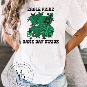 Eagles Pride Game Day Stride Digital Design| Eagles Shirt | School Designs | Eagles SVG, Popular, Trendy | Sublimation | Digital Download