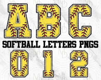 Softbollnummer, softboll png, softbollstygn, softbollfont png, softbolltemanummer, nummer som ser ut som softbollar