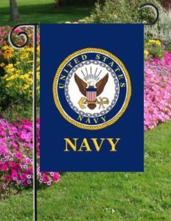 US NAVY garden flag Etsy