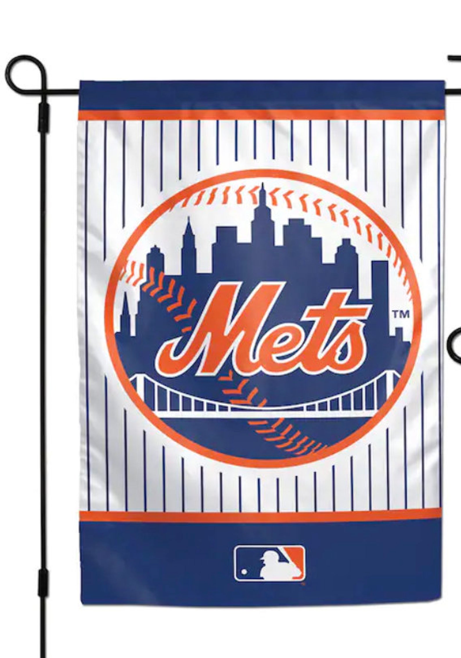 New York Mets pinstripes garden flag | Etsy