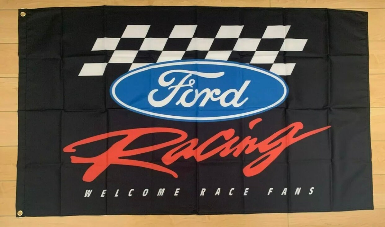 Ford racing banner Etsy