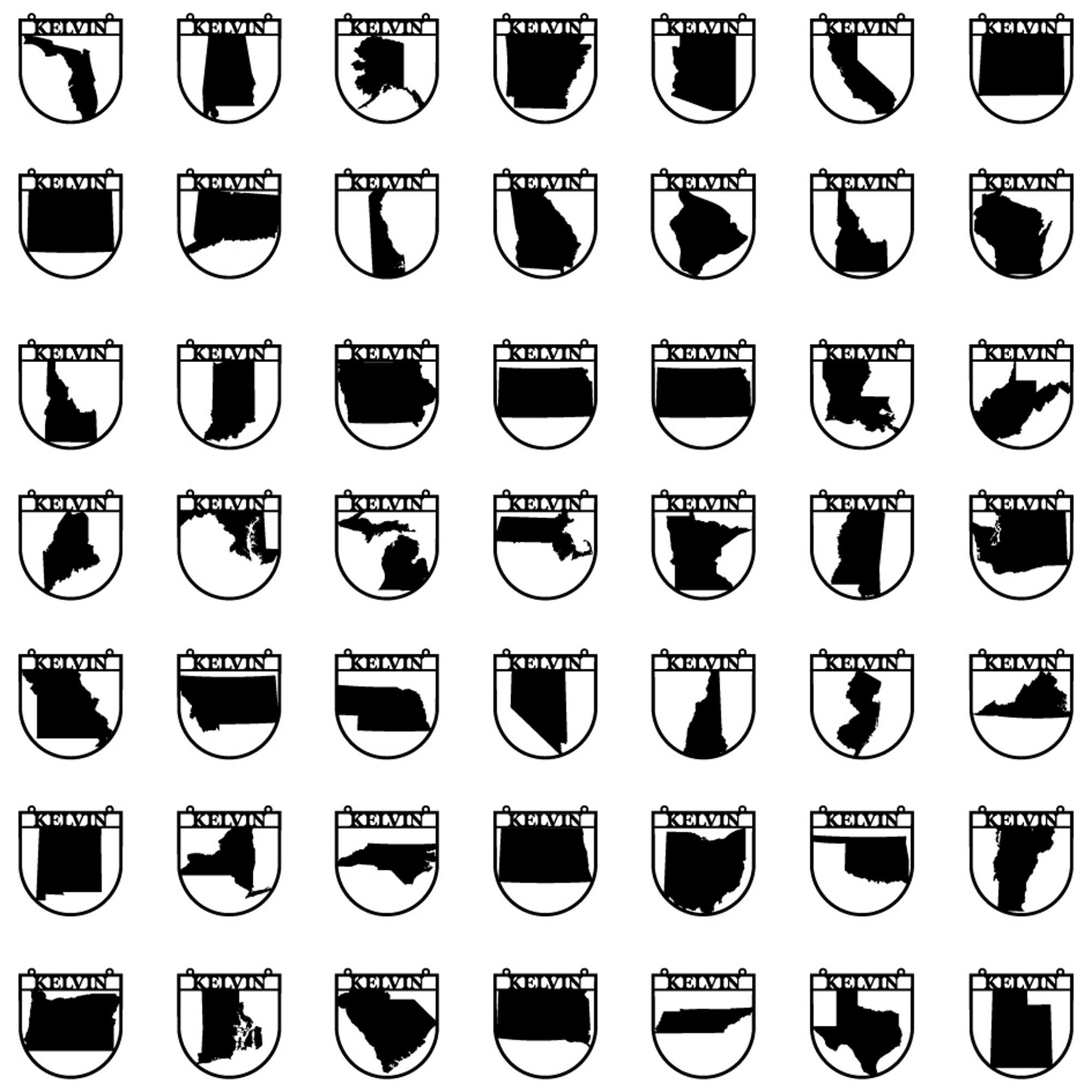 West Virginia, WV, State, Custom Metal Sign, Family Name Signs, West