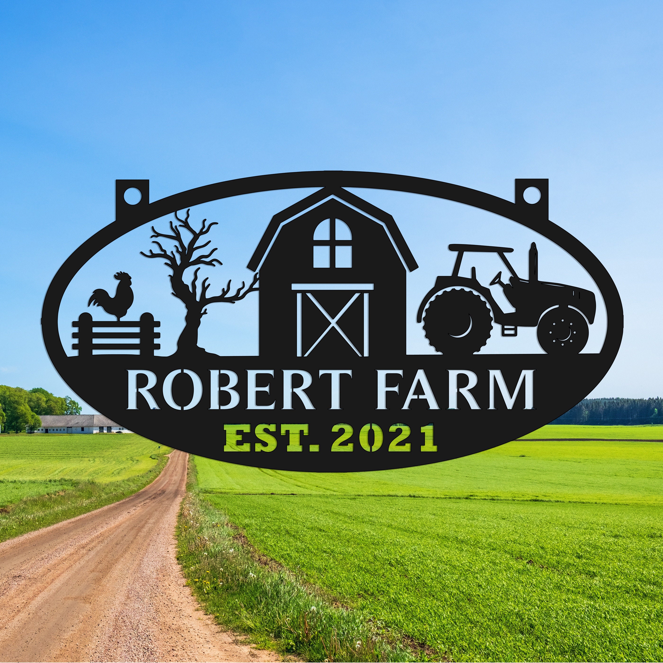 Farmhouse Name Sign