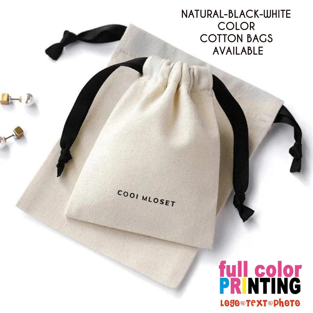 ECO freundliche natürliche Baumwolle Großer schwarzer Baumwoll