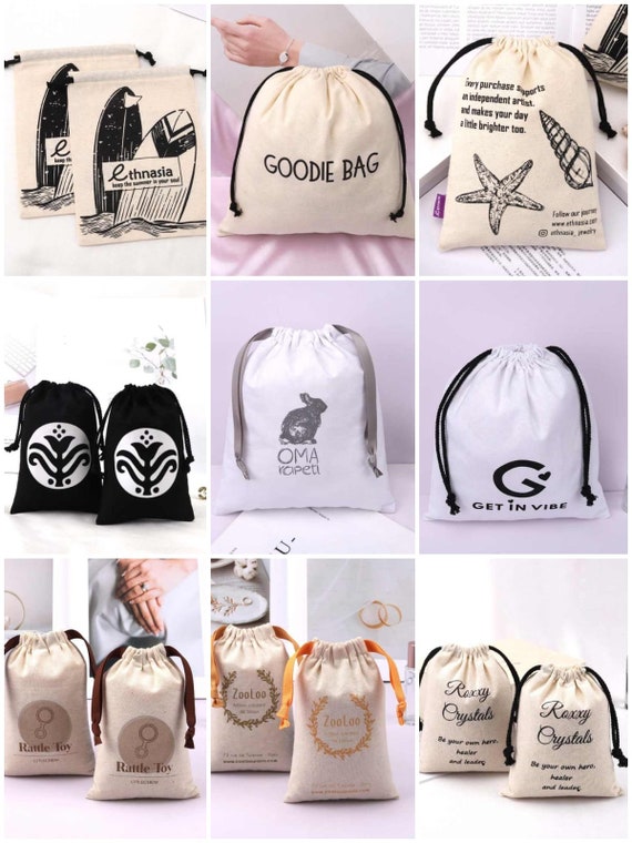 Custom Printed Canvas Cosmetic Bag