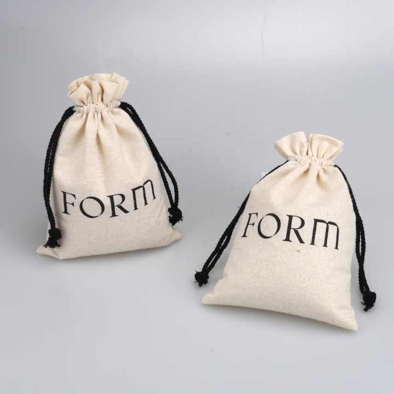 20/30/natural Organic Cotton Drawstring Bag With Grosgrain Satin Ribbon,natural Cotton Bag