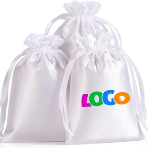 ECO friendly reusable small cotton gift packaging bag jewelry pouch organic cotton bags image 6