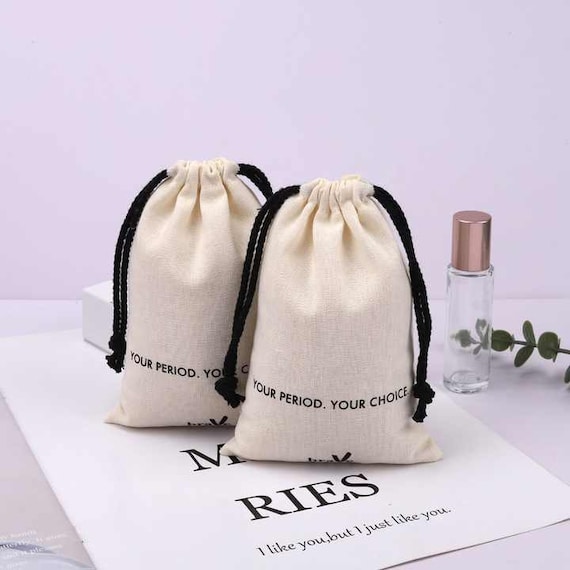 Dust Cover Storage Bags Purified 100% Cotton With Drawstring Pouch