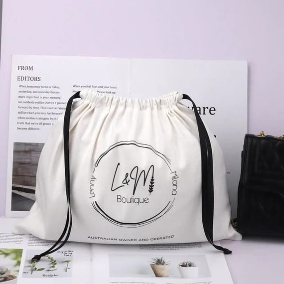Dust Cover Storage Bags Purified 100% Cotton With Drawstring Pouch for Handbags  Purses Pocketbooks Shoes Dust Bags Storage Bags 
