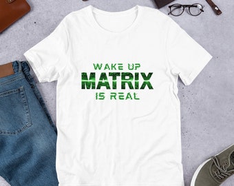 Camiseta "Despierta Matrix": Camiseta fan de Keanu Reeves