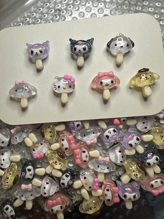 Medium | Sanrio Popsicle Nail Charms | Sanrio, Hello Kitty, My