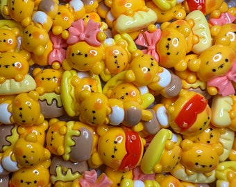 Winnie the Pooh mix /cabochon for DIY | Winnie the Pooh, decoden, DIY charms, kawaii food charms