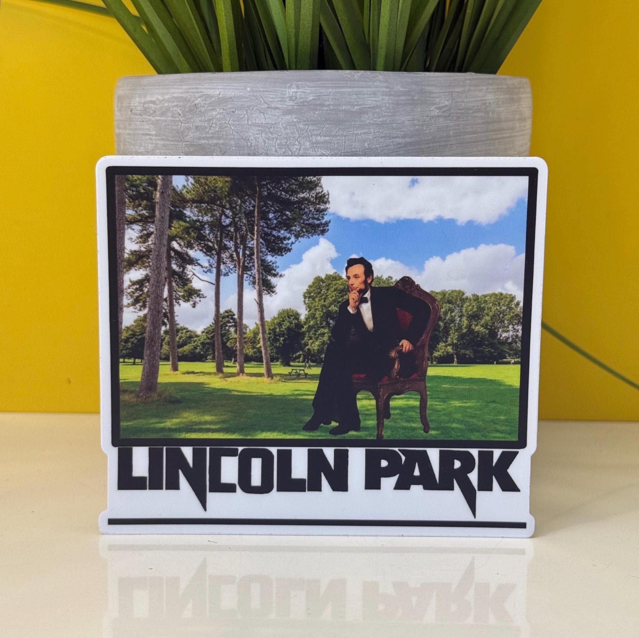 Absolutink Linkin Park Hybrid Theory Logo Decal Sticker - Multi Size/Color For Car Laptop Phone Bottle
