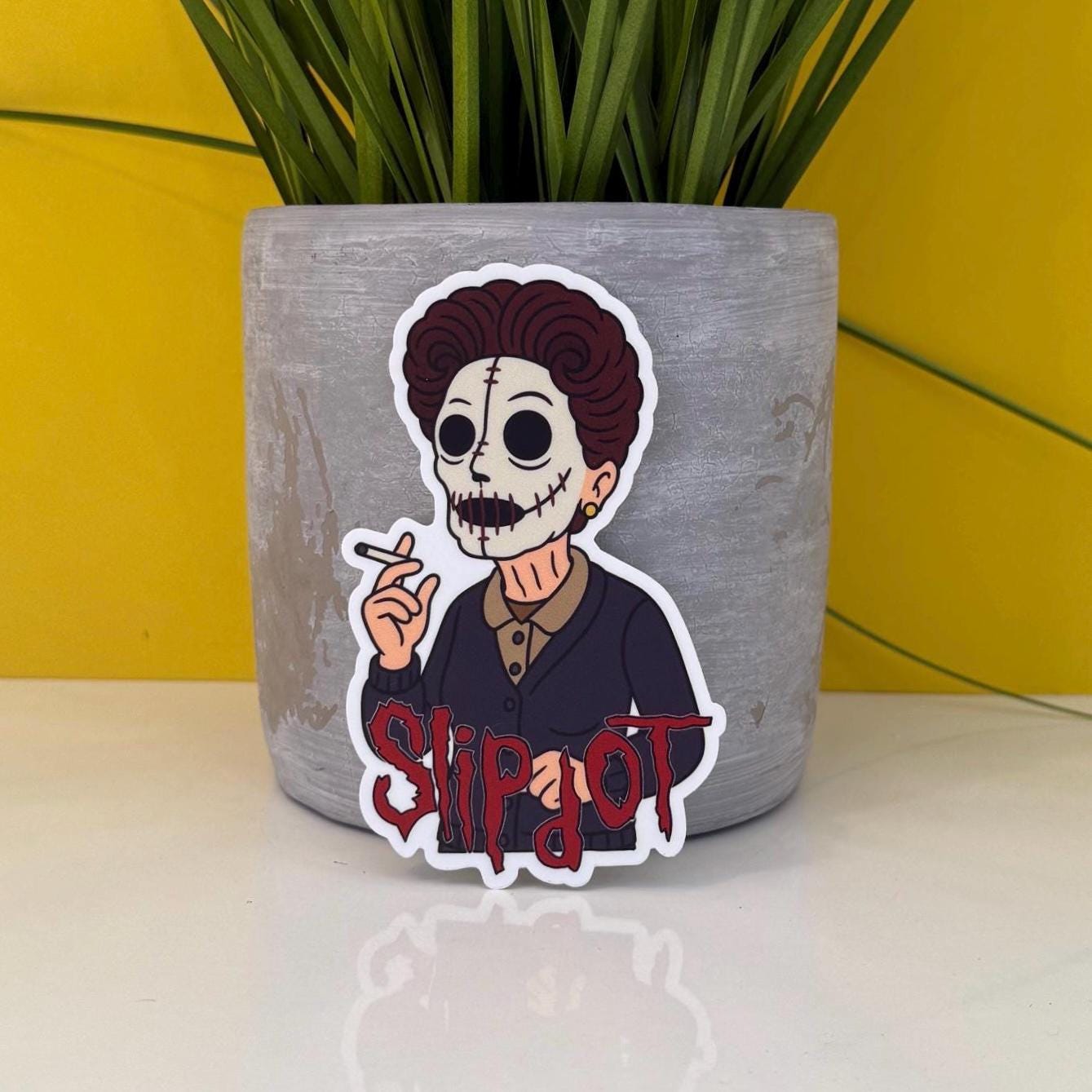 Slipdot Vinly Sticker / Slipknot Pun / Dot Cotton - Etsy