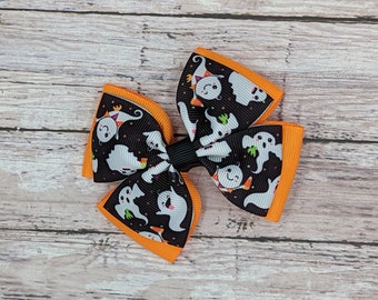 Halloween Ghost Hair Bow