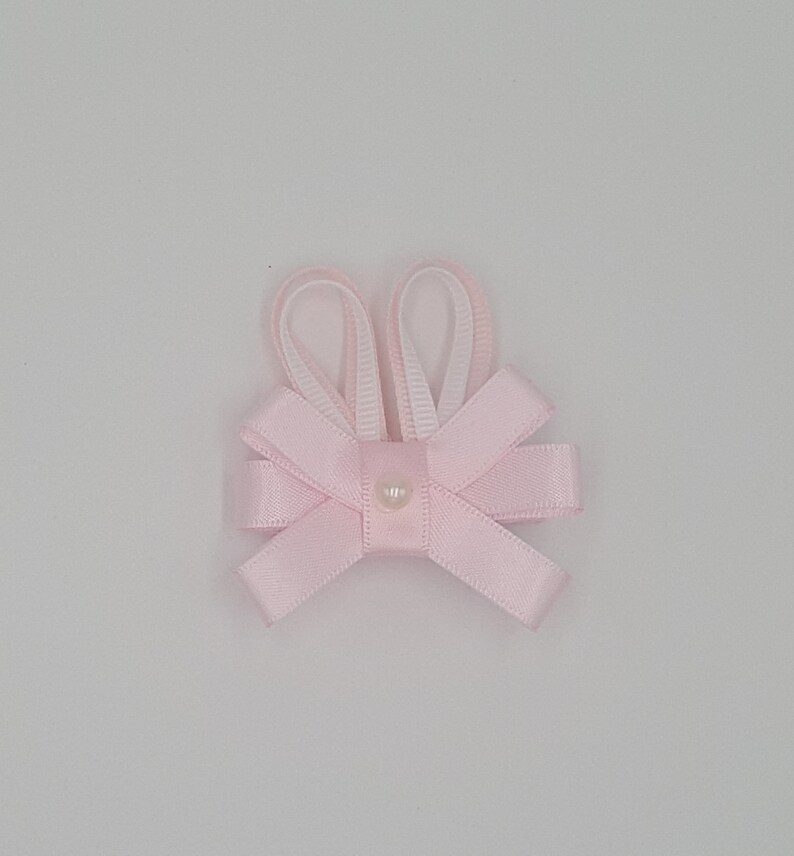Party Favor Girl Gift Bunny Ears Pink Bunny Hair Clip Easter Bunny Hair Bow Spring Hair Bow Bunny Birthday Rabbit Clip