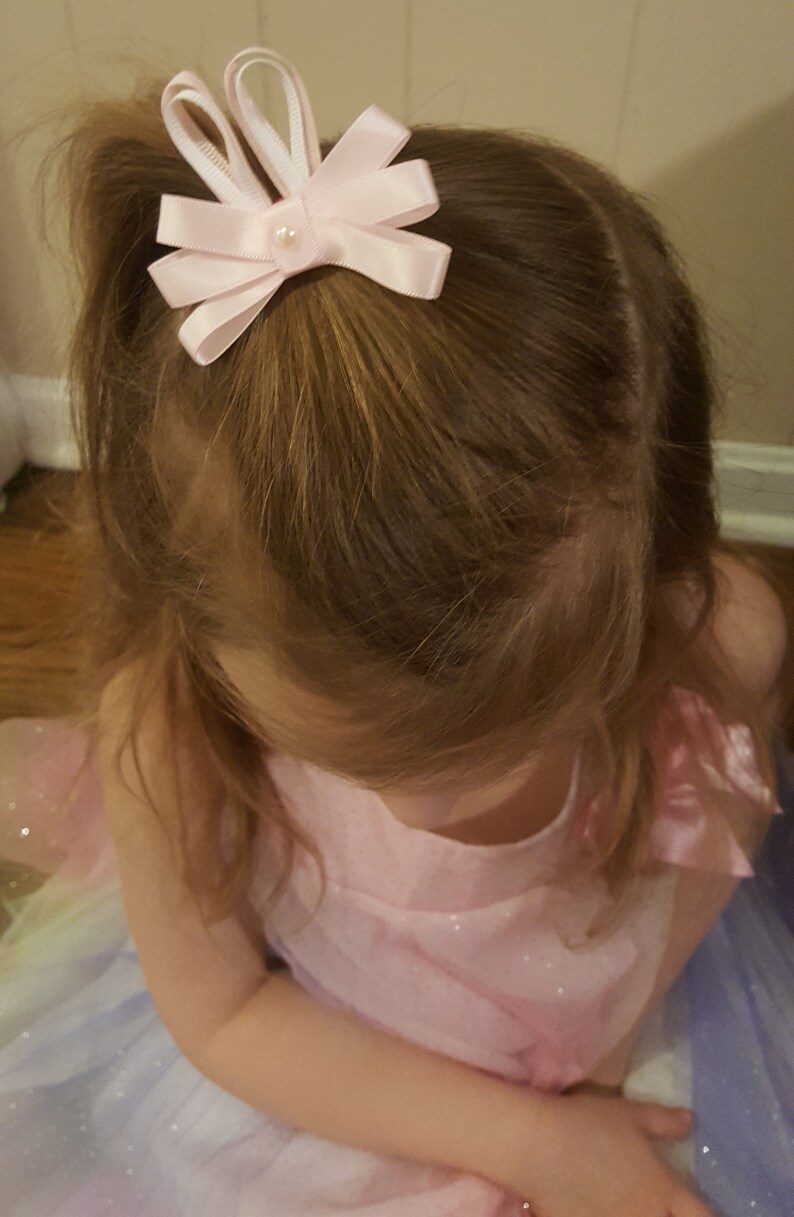 Party Favor Girl Gift Bunny Ears Pink Bunny Hair Clip Easter Bunny Hair Bow Spring Hair Bow Bunny Birthday Rabbit Clip
