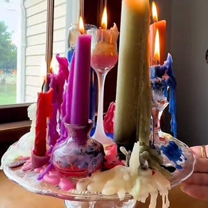 Candle Drip Plate - Etsy