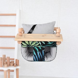 Baby Swing, Fast Shipping, Handmade Swing,Confortable Swing, Wooden Swing, Kids Room Swing, Nursery Swing ,Kids Swing, Highchair, Swing
