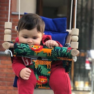 Baby Swing, Colorful Swing, Fast Shipping, Outdoor Swing, Baby Shower Gift, İndoor Swing, Wooden Swing, Toddler swing, Highchair Swing