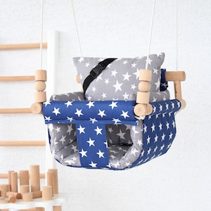 Baby Swing, Fast Shipping, Handmade Swing, Outdoor Swing,  Fabric, Toddler Swing, Highchair Swing, Pillows, Organic Toys, Hammock Swing