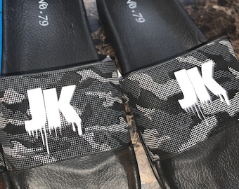 Black Camo Men’s Slides sizes 7-9 are sold out!