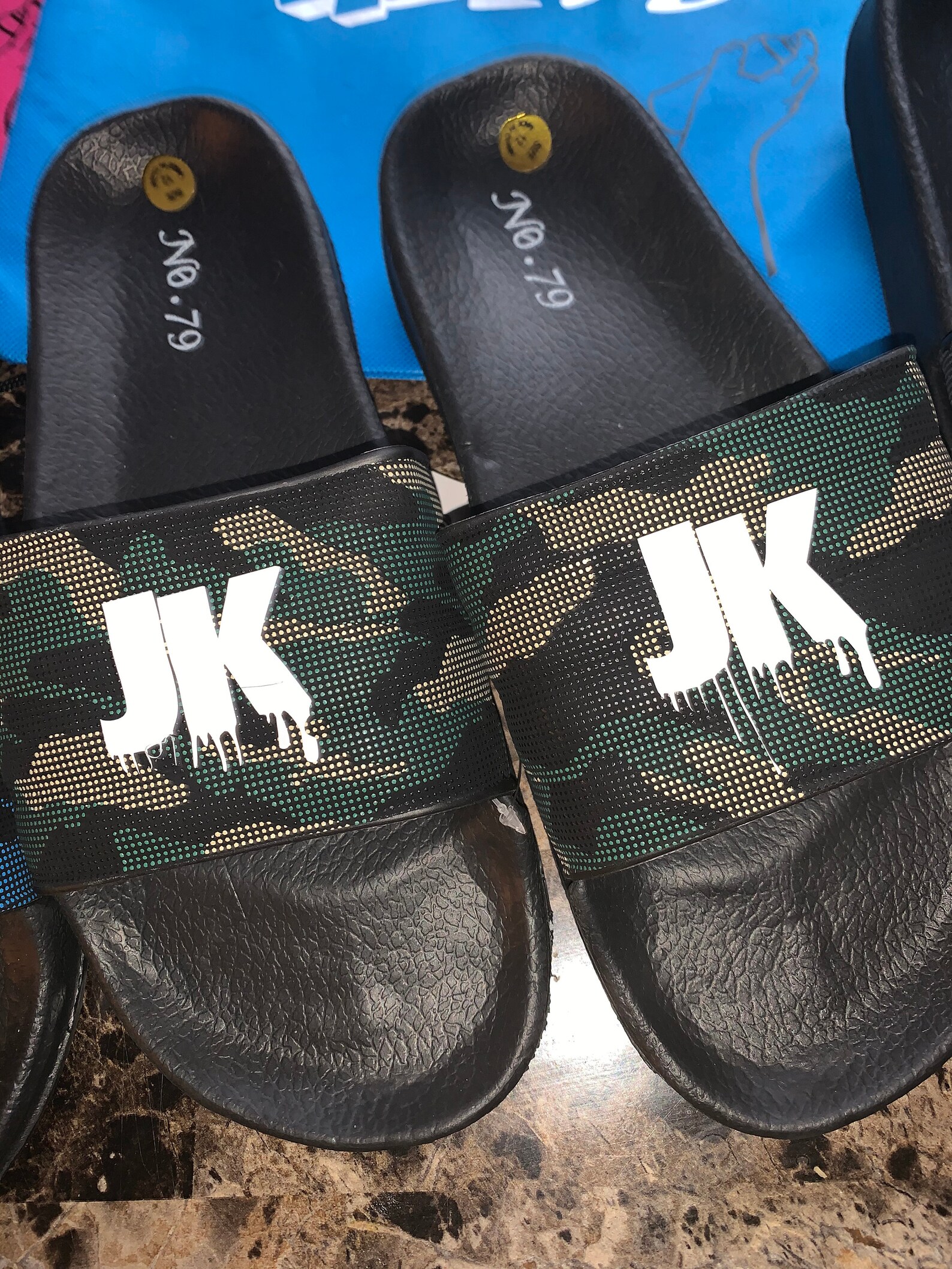 camo nike slides mens