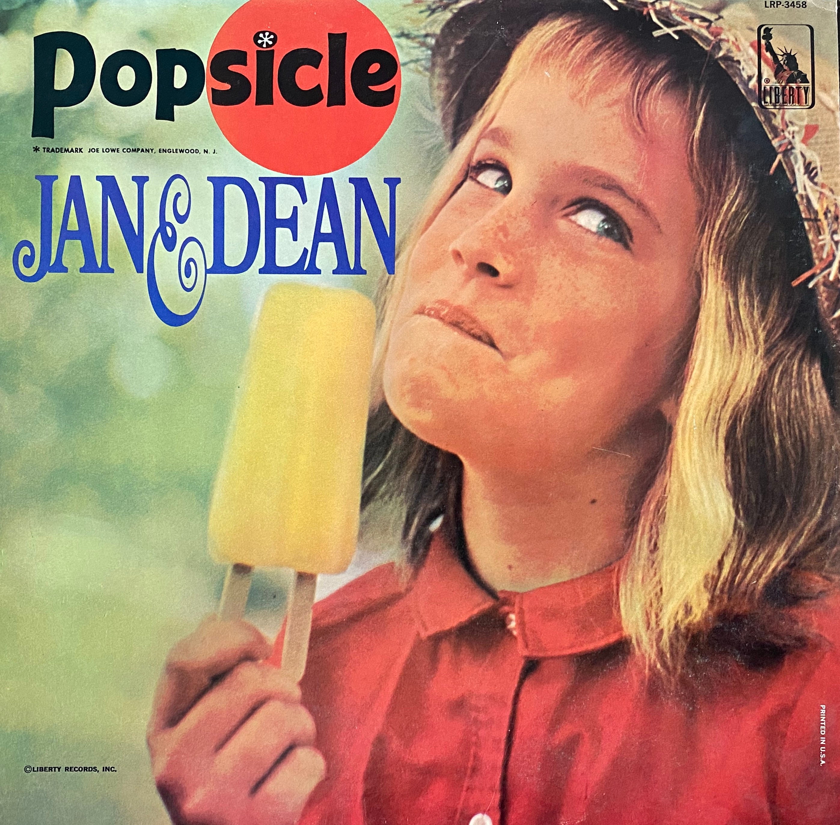 Vinyl JAN & DEAN Popsicle Lp Record Album Teen Surf Guitar Norwegian