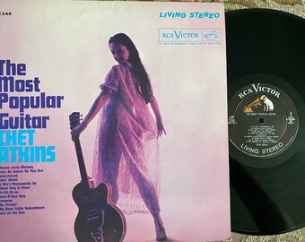 Vinyl Chet Atkins The Most Popular Guitar cheesecake cover 33 original RCA Living Stereo Lp 1961 classic Country album deep groove