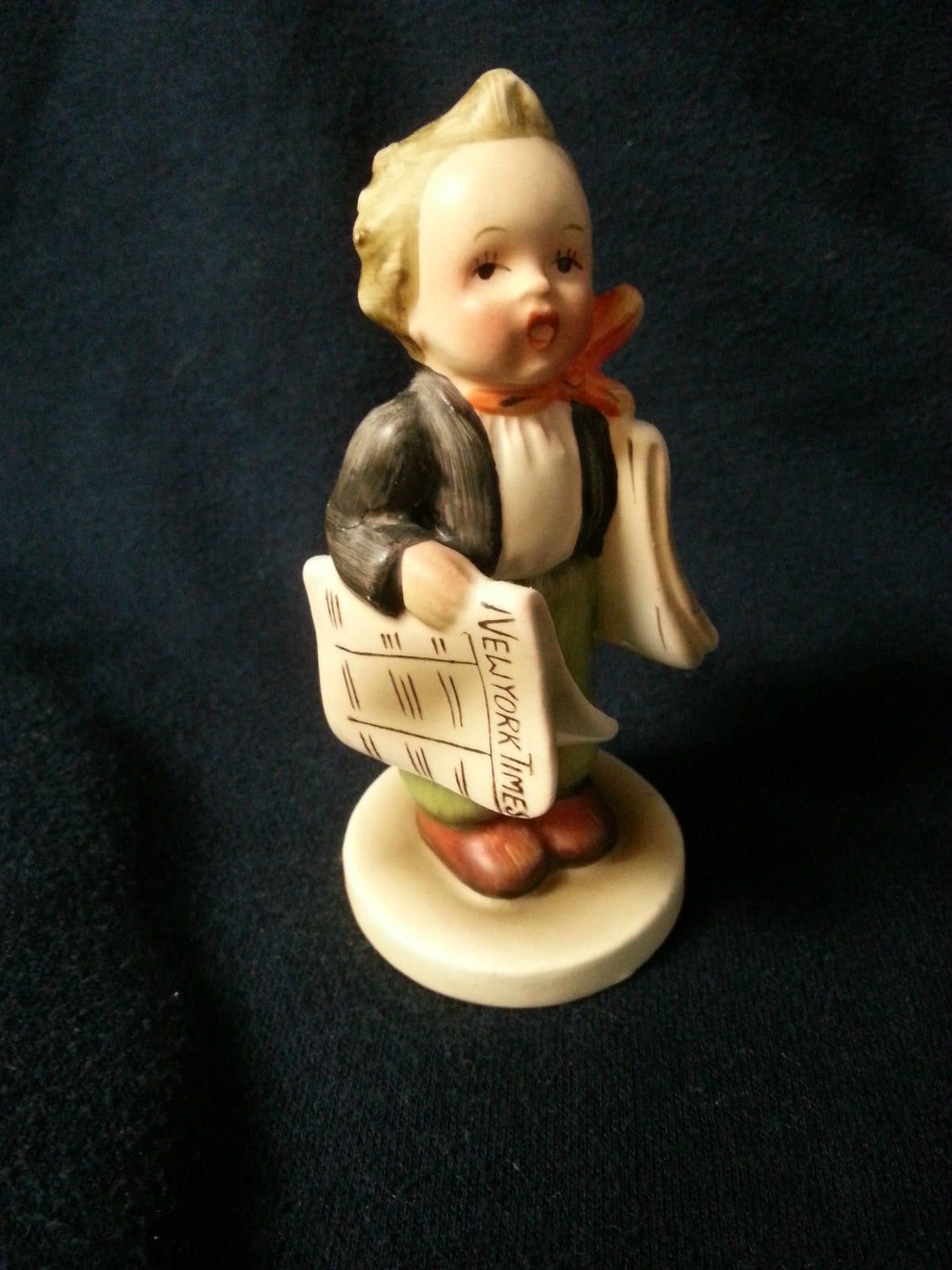 Vintage NAPCO AH901 newsboy Collectible Ceramic Figurine Etsy