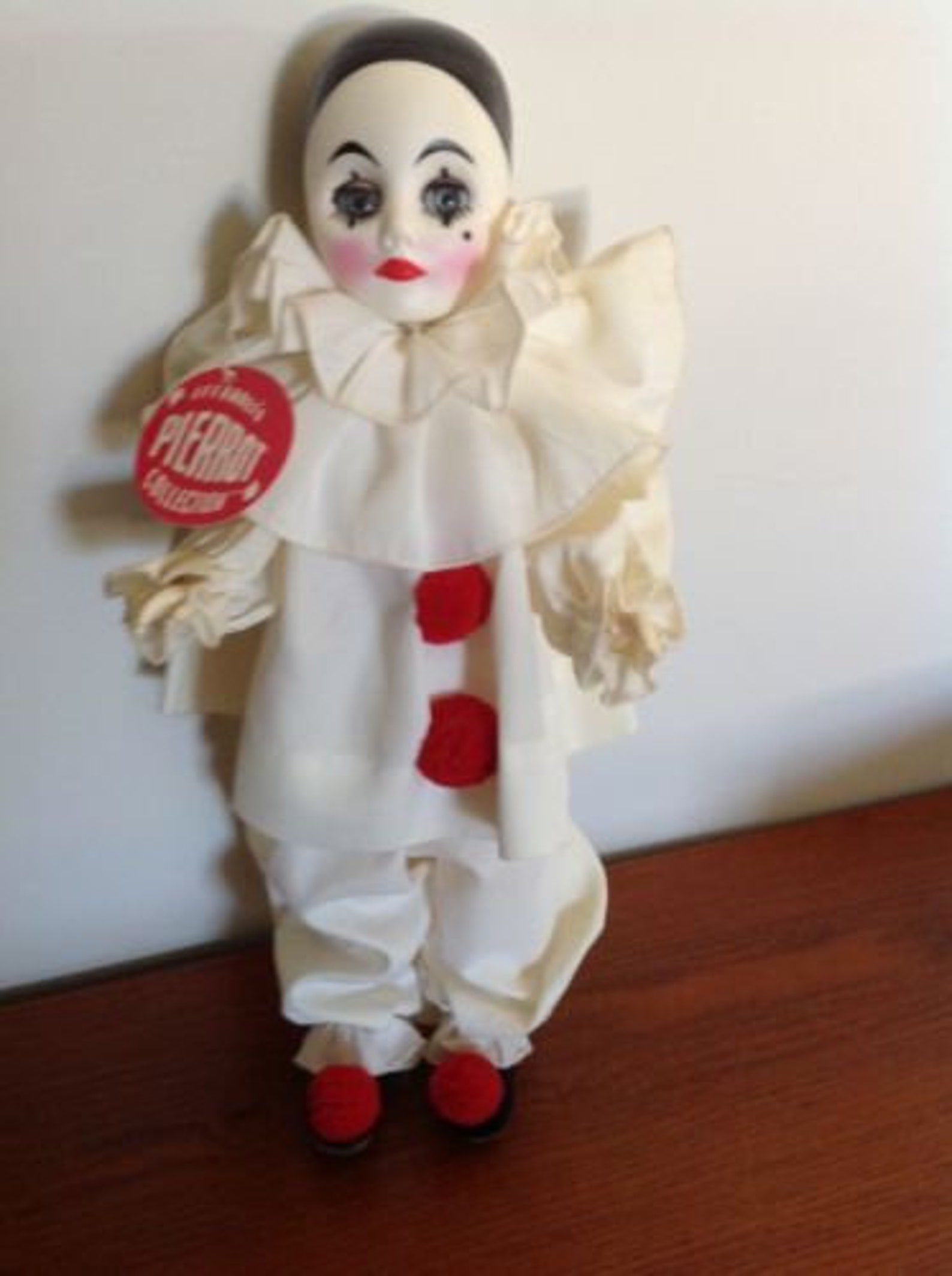 Pierrot Effanbee Corp. Vintage Clown Doll Decorative Collectible