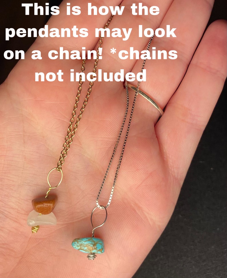 Handmade crystal pendants!
