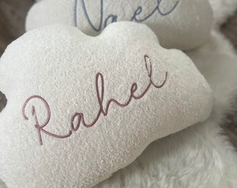 Personalized cloud pillow – baby gift – pillow with name – birth gift – cuddly pillow for children