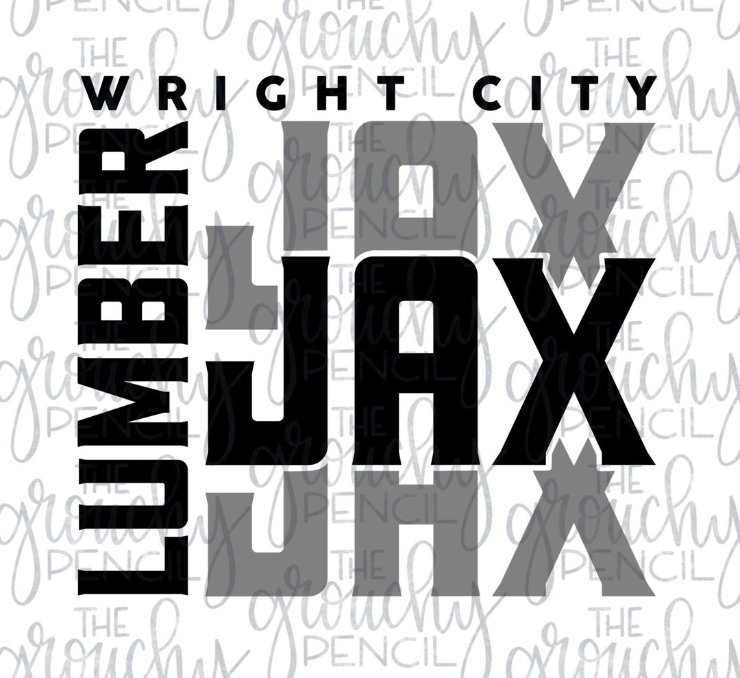 Wright City Lumber Jax Baseball Softball Basketball Football Team Name