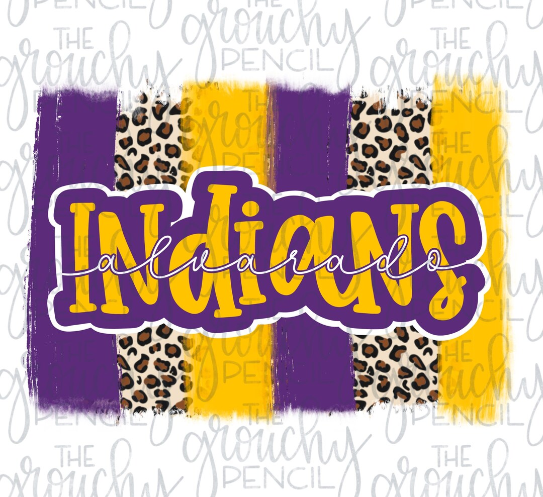 Alvarado Indians Baseball Softball Basketball Football Team Etsy