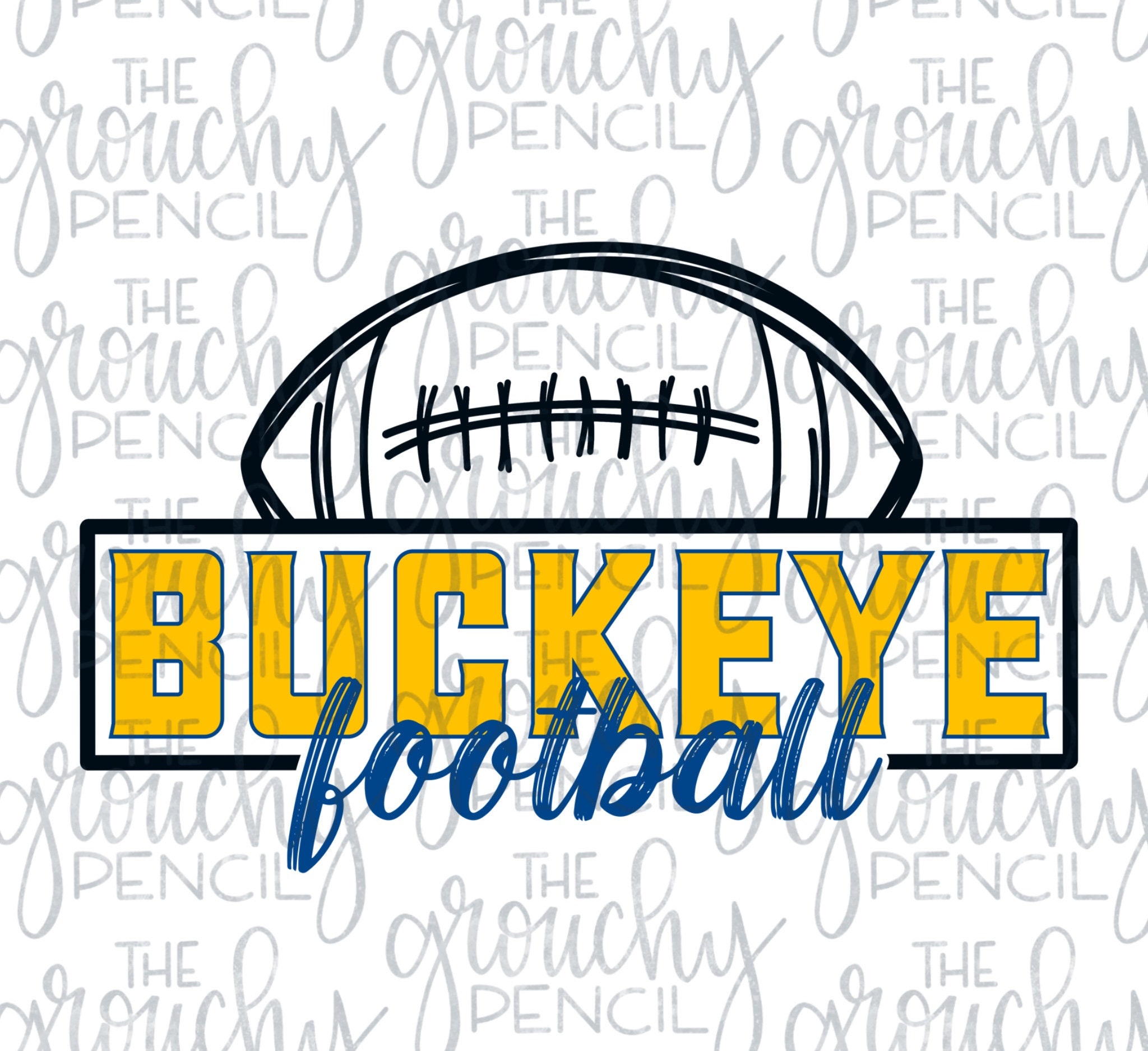 Buckeye Panthers Football Team Name Graphic PNG Sublimation - Etsy