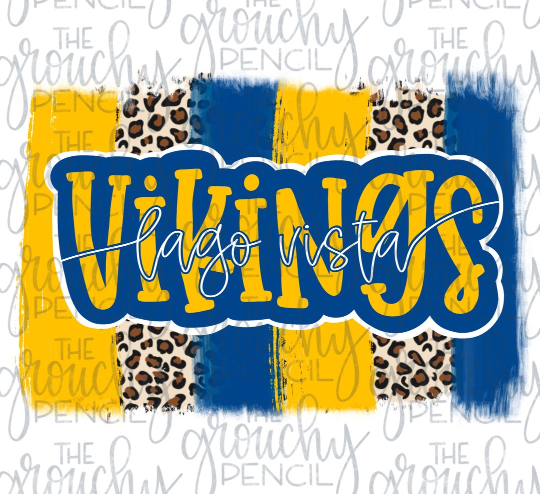 Lago Vista Vikings Baseball Softball Basketball Football Team Etsy