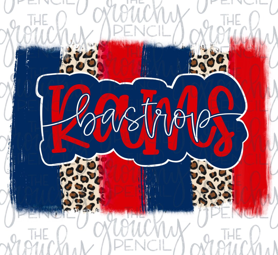 Bastrop Rams Baseball Softball Basketball Football Team Name Graphic