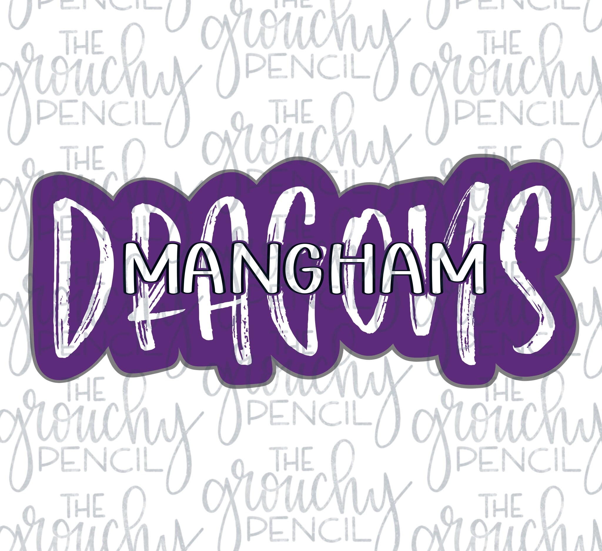 Mangham Dragons Baseball Softball Basketball Football Team Etsy
