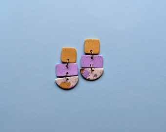 Pendientes coloridos / Pendientes divertidos / Únicos / Joyería hecha a mano / Pendientes modernos /