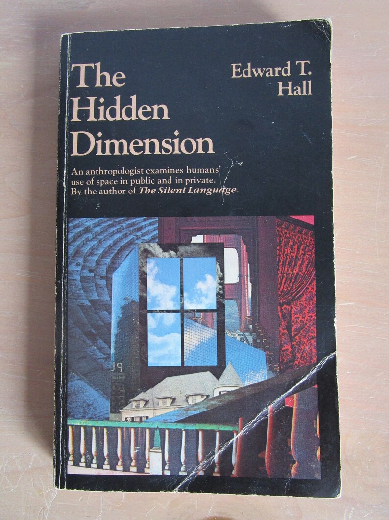 1982 the Hidden Dimension / Edward T. Hall Etsy 1982 the Hidden Dimension / Edward T. Hall Etsy